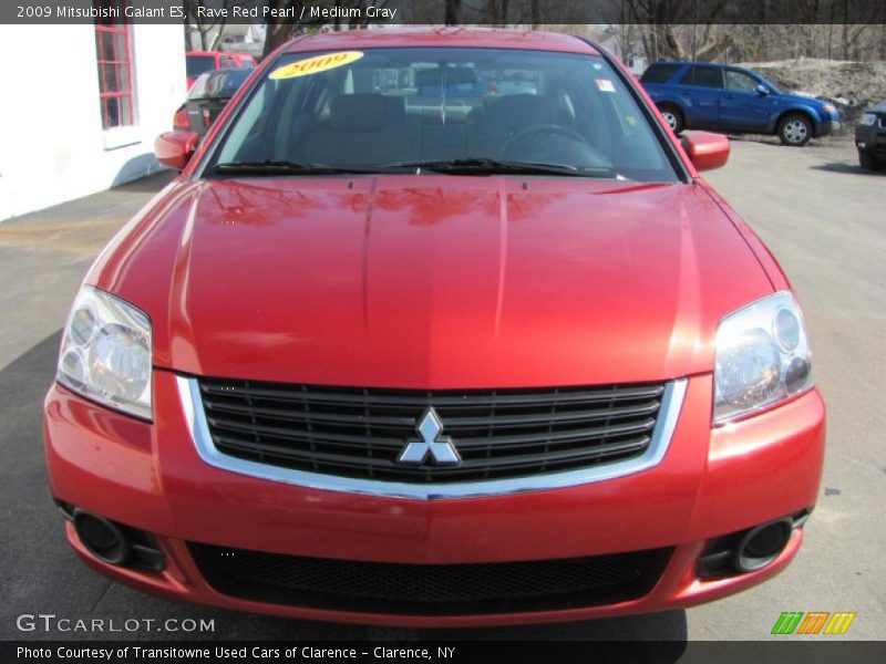 Rave Red Pearl / Medium Gray 2009 Mitsubishi Galant ES