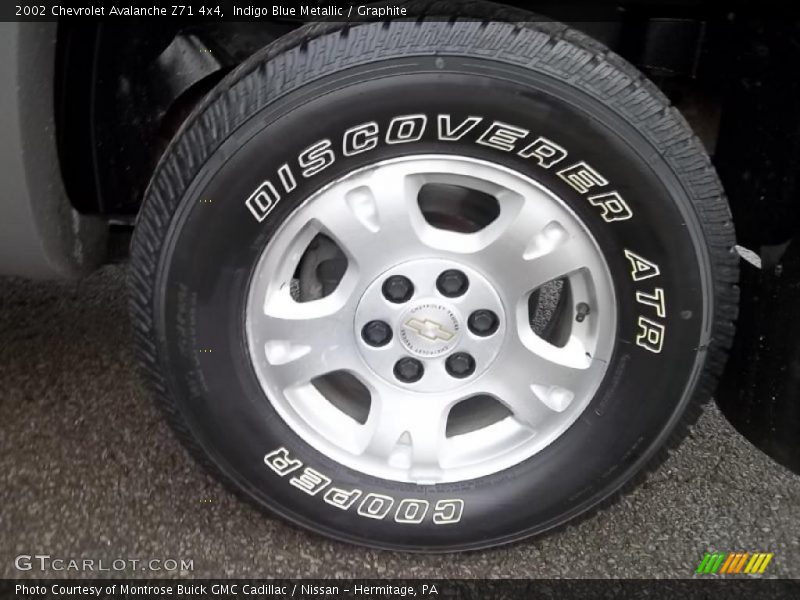 Indigo Blue Metallic / Graphite 2002 Chevrolet Avalanche Z71 4x4