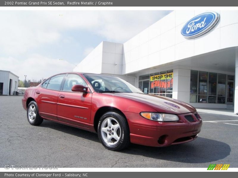 Redfire Metallic / Graphite 2002 Pontiac Grand Prix SE Sedan