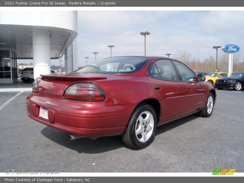 Redfire Metallic / Graphite 2002 Pontiac Grand Prix SE Sedan