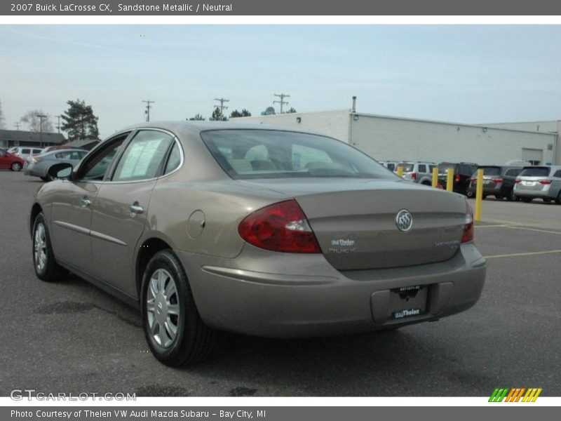Sandstone Metallic / Neutral 2007 Buick LaCrosse CX