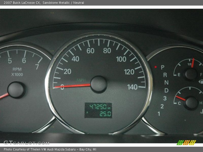 Sandstone Metallic / Neutral 2007 Buick LaCrosse CX