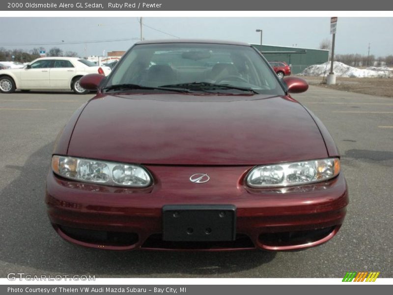 Ruby Red / Pewter 2000 Oldsmobile Alero GL Sedan