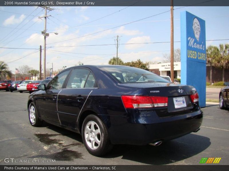 Deepwater Blue / Gray 2006 Hyundai Sonata GLS V6