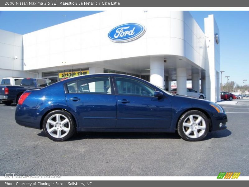 Majestic Blue Metallic / Cafe Latte 2006 Nissan Maxima 3.5 SE