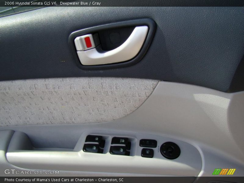Deepwater Blue / Gray 2006 Hyundai Sonata GLS V6