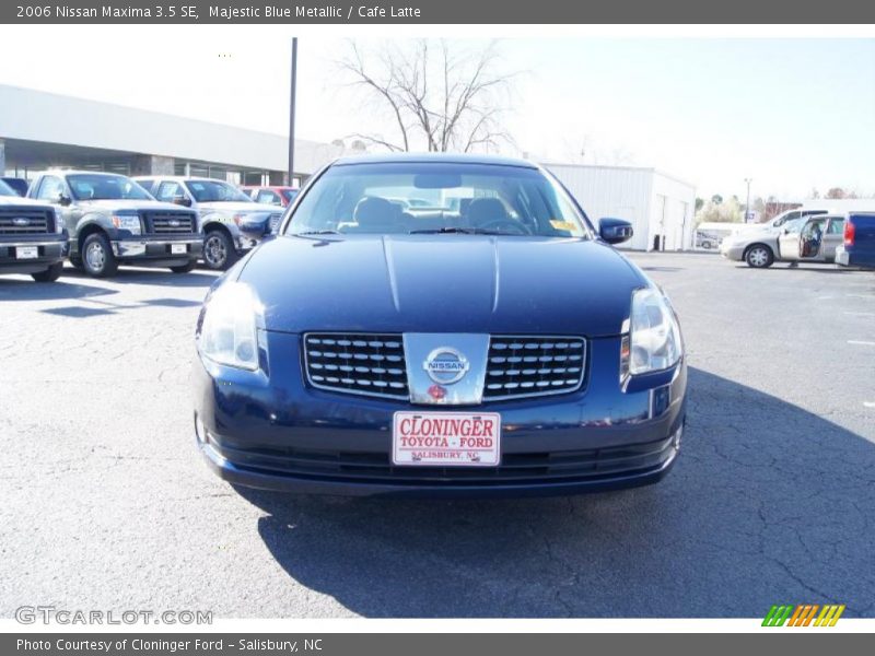 Majestic Blue Metallic / Cafe Latte 2006 Nissan Maxima 3.5 SE