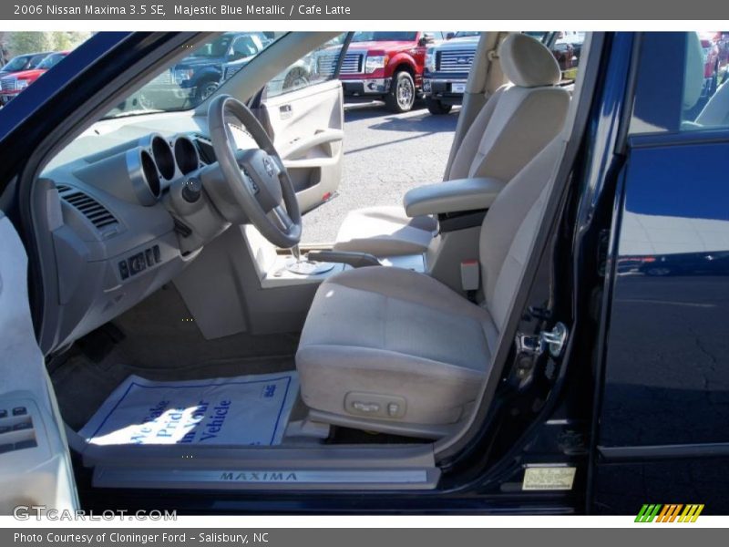 Majestic Blue Metallic / Cafe Latte 2006 Nissan Maxima 3.5 SE