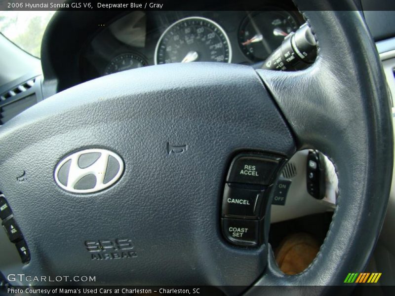 Deepwater Blue / Gray 2006 Hyundai Sonata GLS V6