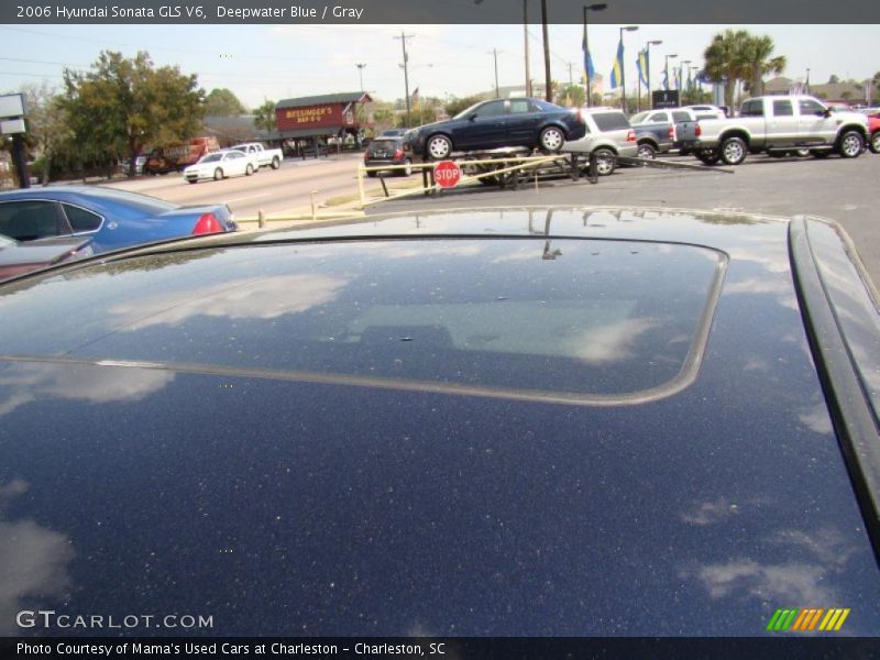 Deepwater Blue / Gray 2006 Hyundai Sonata GLS V6