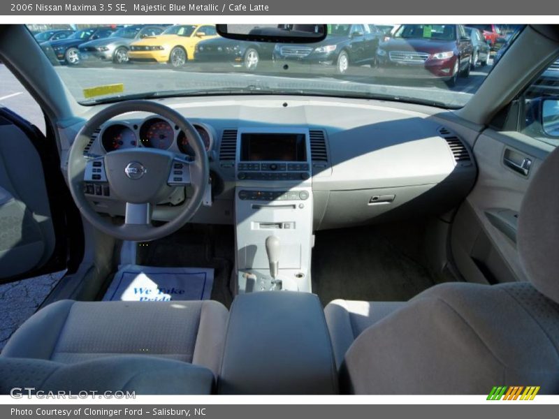 Majestic Blue Metallic / Cafe Latte 2006 Nissan Maxima 3.5 SE
