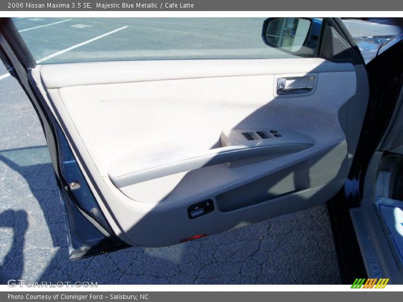 Majestic Blue Metallic / Cafe Latte 2006 Nissan Maxima 3.5 SE