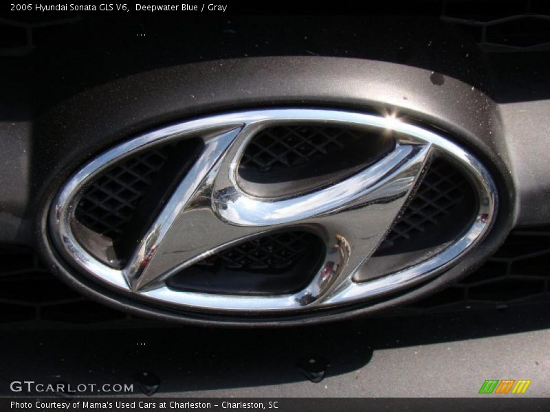 Deepwater Blue / Gray 2006 Hyundai Sonata GLS V6