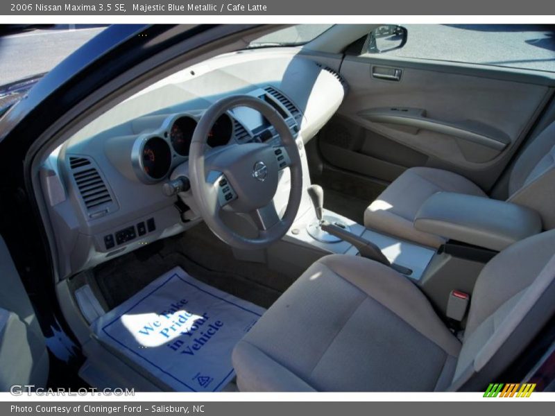 Majestic Blue Metallic / Cafe Latte 2006 Nissan Maxima 3.5 SE