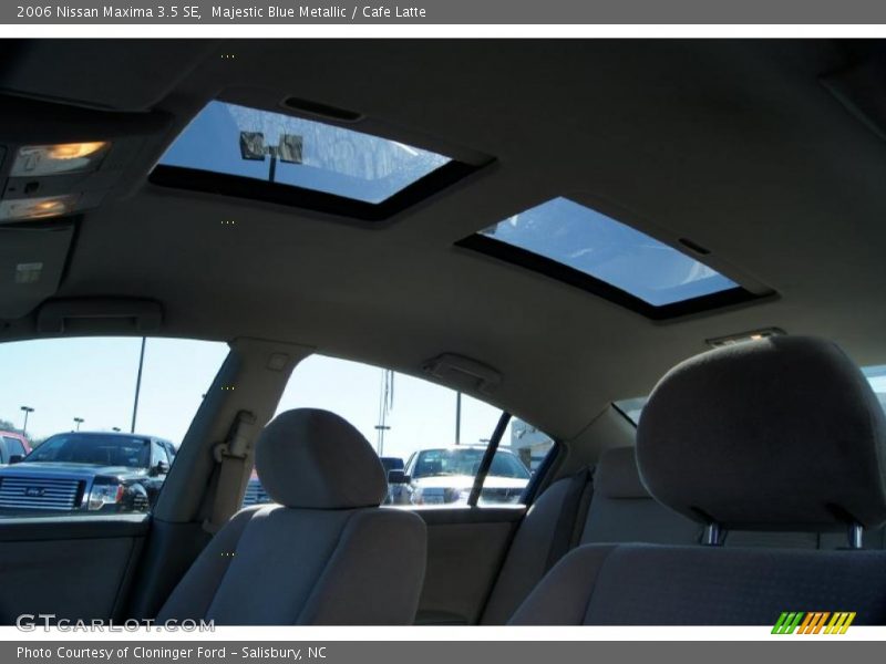 Majestic Blue Metallic / Cafe Latte 2006 Nissan Maxima 3.5 SE