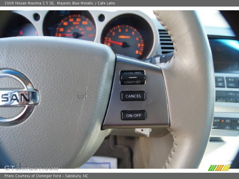 Majestic Blue Metallic / Cafe Latte 2006 Nissan Maxima 3.5 SE