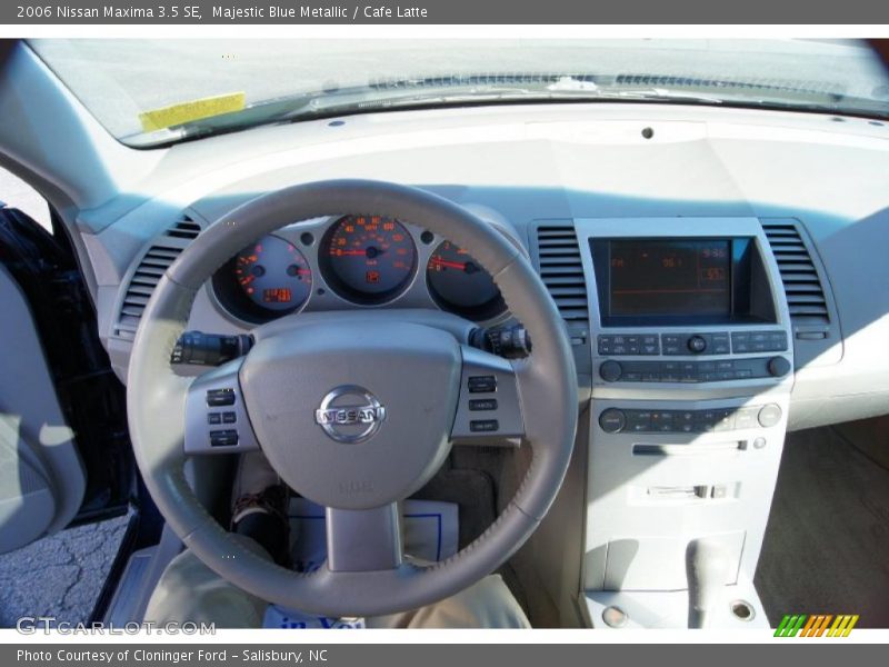 Majestic Blue Metallic / Cafe Latte 2006 Nissan Maxima 3.5 SE