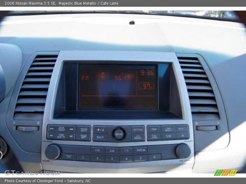 Majestic Blue Metallic / Cafe Latte 2006 Nissan Maxima 3.5 SE