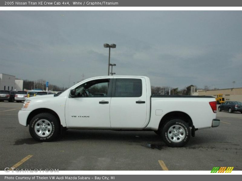  2005 Titan XE Crew Cab 4x4 White
