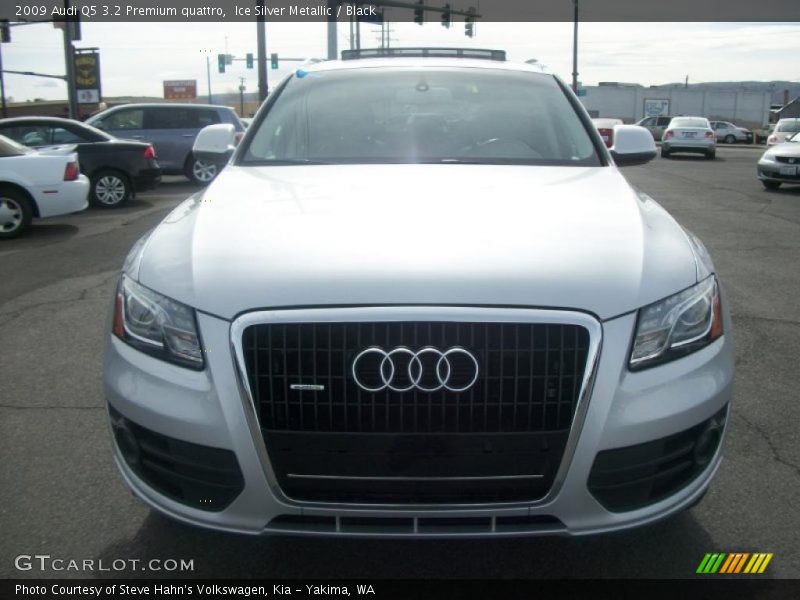 Ice Silver Metallic / Black 2009 Audi Q5 3.2 Premium quattro