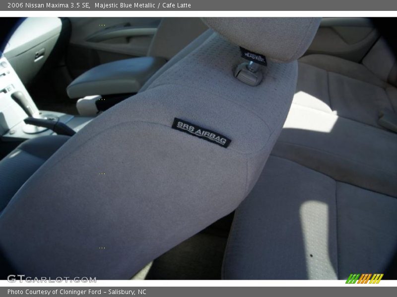 Majestic Blue Metallic / Cafe Latte 2006 Nissan Maxima 3.5 SE