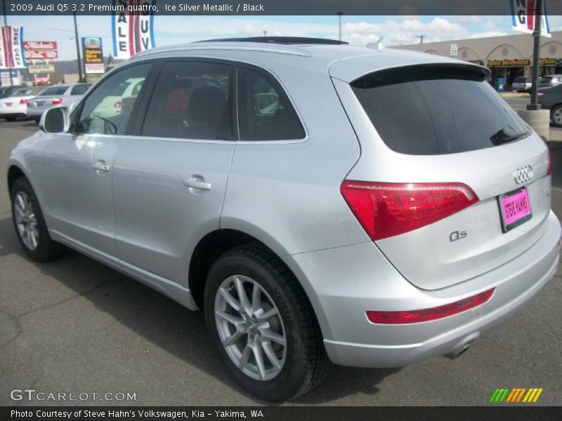 Ice Silver Metallic / Black 2009 Audi Q5 3.2 Premium quattro