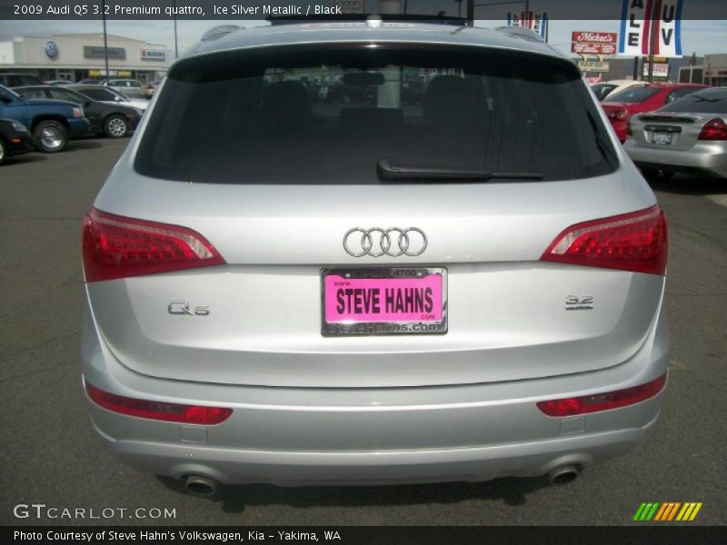 Ice Silver Metallic / Black 2009 Audi Q5 3.2 Premium quattro
