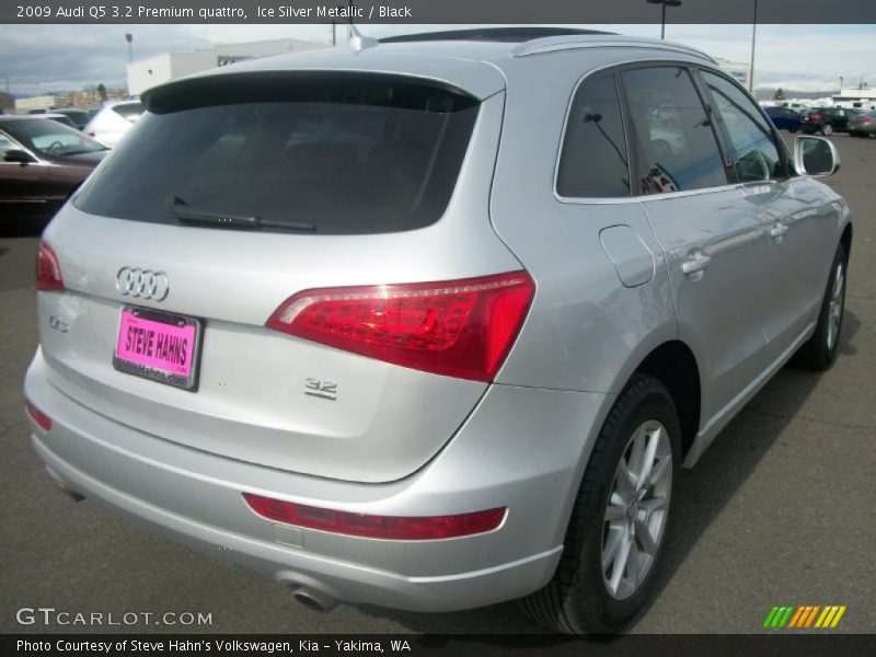 Ice Silver Metallic / Black 2009 Audi Q5 3.2 Premium quattro