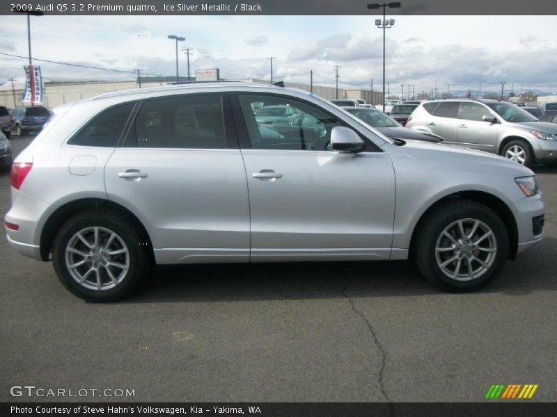Ice Silver Metallic / Black 2009 Audi Q5 3.2 Premium quattro