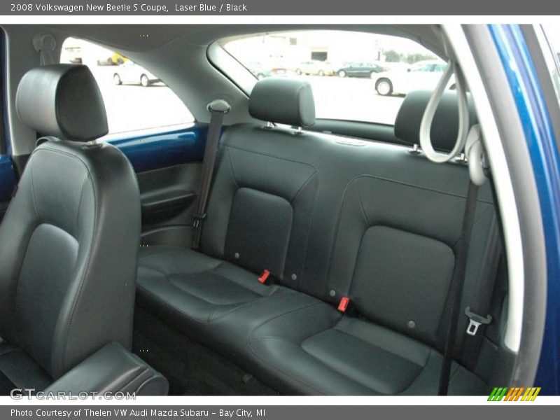 Laser Blue / Black 2008 Volkswagen New Beetle S Coupe