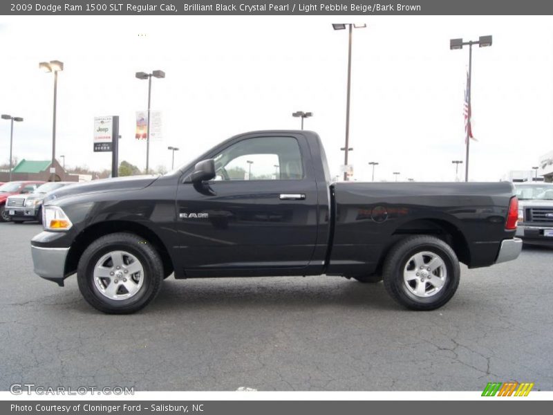  2009 Ram 1500 SLT Regular Cab Brilliant Black Crystal Pearl
