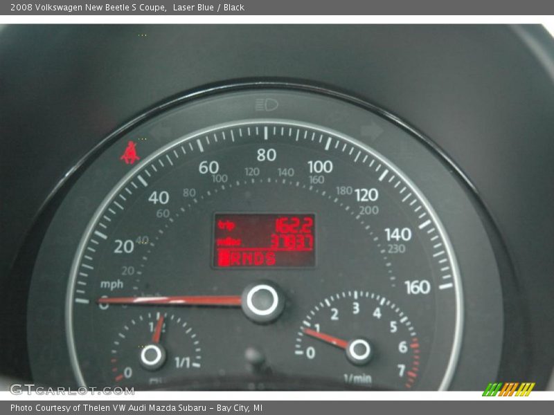 Laser Blue / Black 2008 Volkswagen New Beetle S Coupe