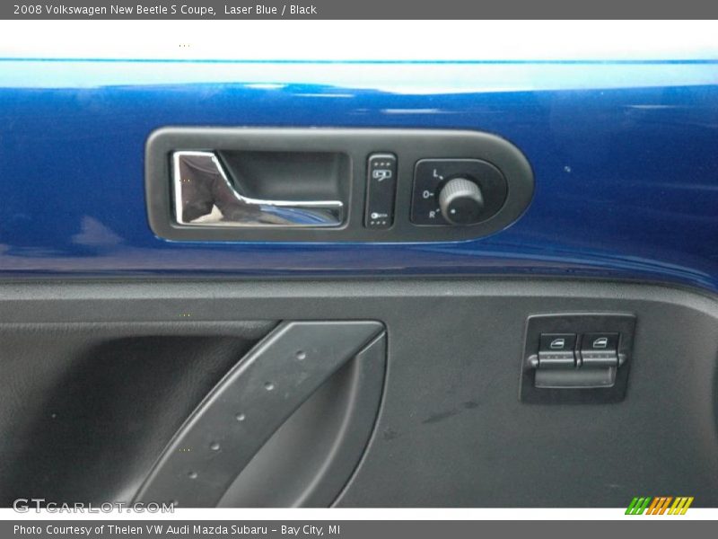 Laser Blue / Black 2008 Volkswagen New Beetle S Coupe