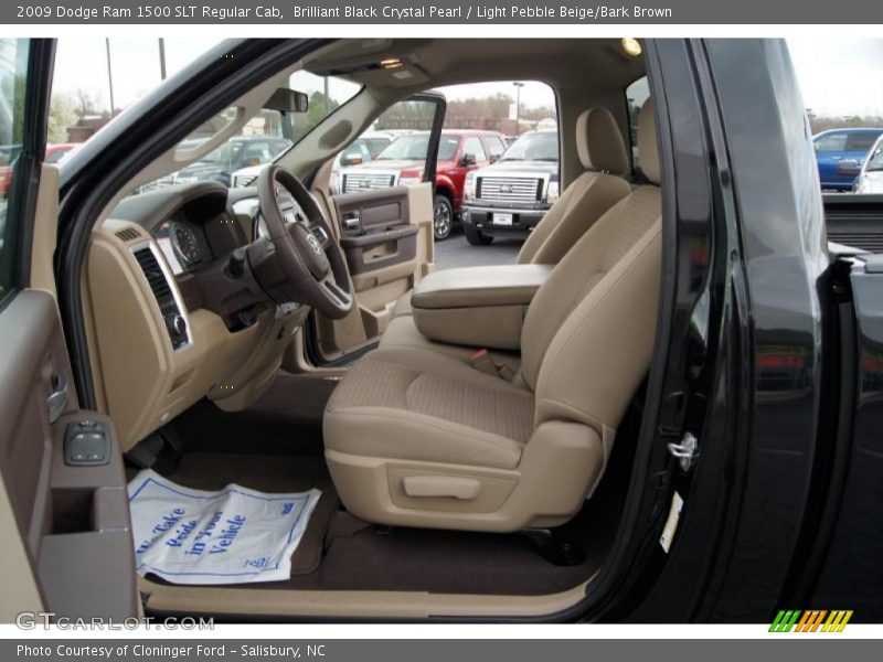  2009 Ram 1500 SLT Regular Cab Light Pebble Beige/Bark Brown Interior