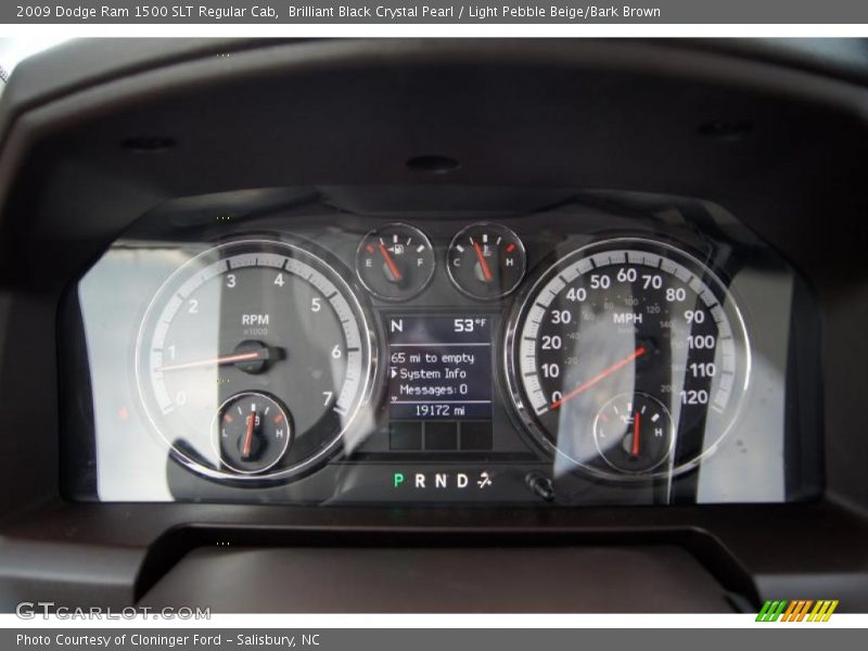  2009 Ram 1500 SLT Regular Cab SLT Regular Cab Gauges