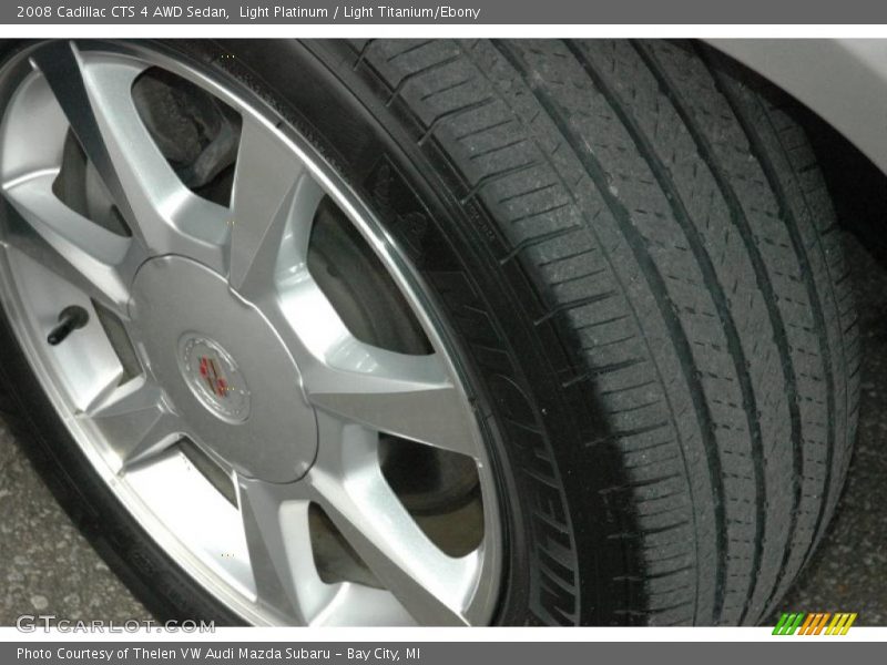 Light Platinum / Light Titanium/Ebony 2008 Cadillac CTS 4 AWD Sedan