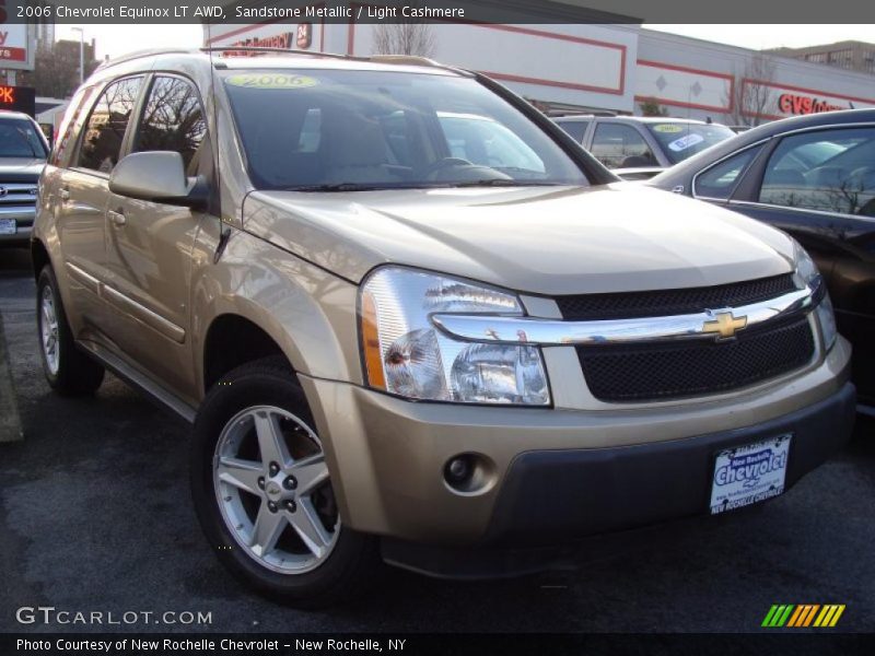 Sandstone Metallic / Light Cashmere 2006 Chevrolet Equinox LT AWD