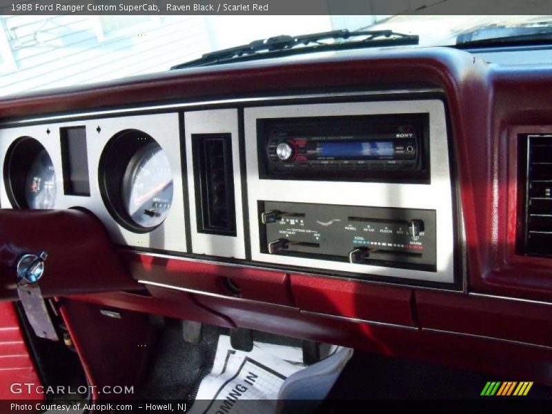 Controls of 1988 Ranger Custom SuperCab