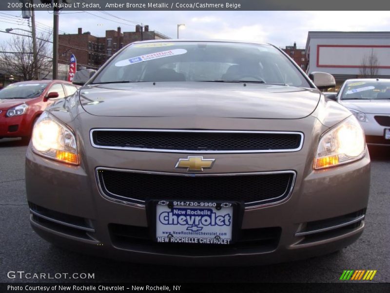 Amber Bronze Metallic / Cocoa/Cashmere Beige 2008 Chevrolet Malibu LT Sedan