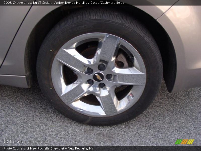 Amber Bronze Metallic / Cocoa/Cashmere Beige 2008 Chevrolet Malibu LT Sedan