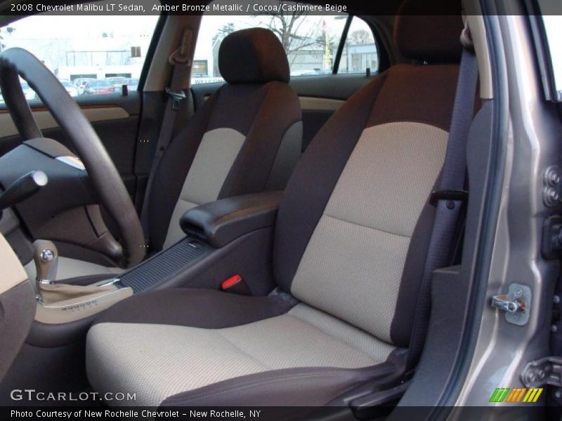 Amber Bronze Metallic / Cocoa/Cashmere Beige 2008 Chevrolet Malibu LT Sedan