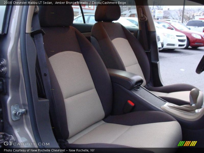 Amber Bronze Metallic / Cocoa/Cashmere Beige 2008 Chevrolet Malibu LT Sedan