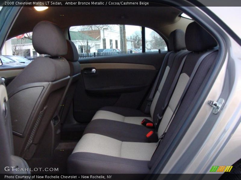 Amber Bronze Metallic / Cocoa/Cashmere Beige 2008 Chevrolet Malibu LT Sedan
