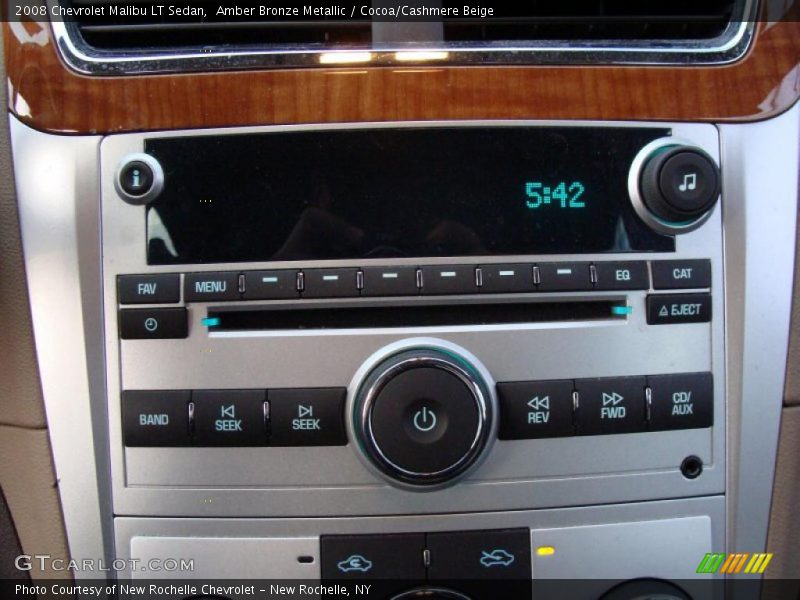 Amber Bronze Metallic / Cocoa/Cashmere Beige 2008 Chevrolet Malibu LT Sedan