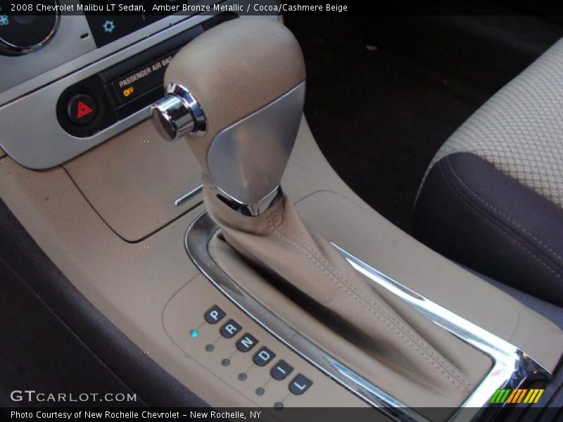 Amber Bronze Metallic / Cocoa/Cashmere Beige 2008 Chevrolet Malibu LT Sedan