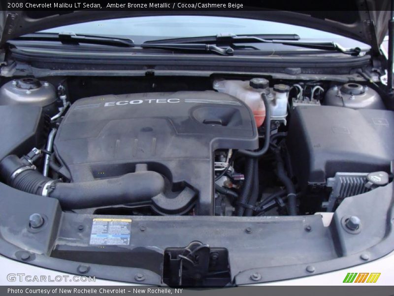 Amber Bronze Metallic / Cocoa/Cashmere Beige 2008 Chevrolet Malibu LT Sedan