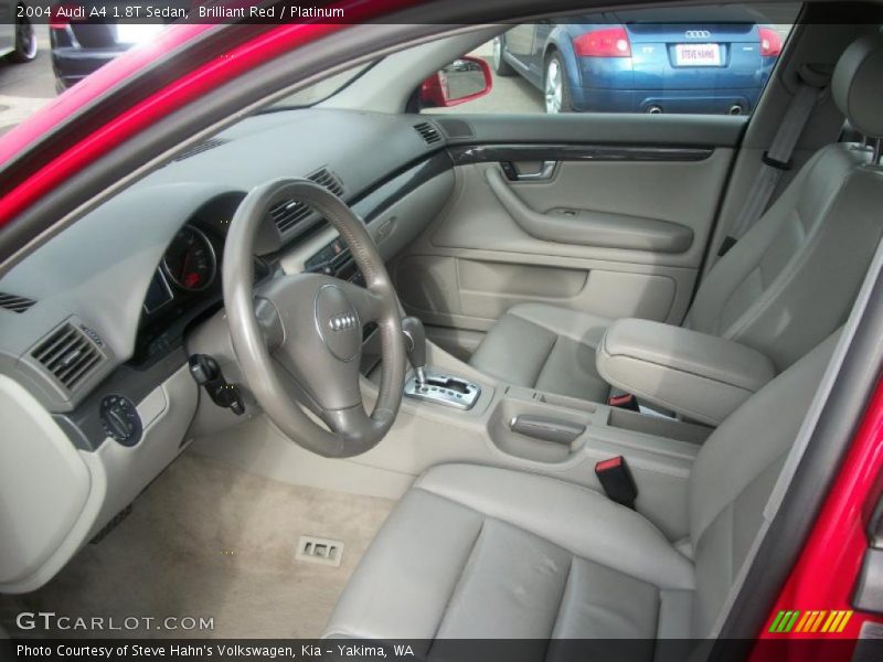  2004 A4 1.8T Sedan Platinum Interior