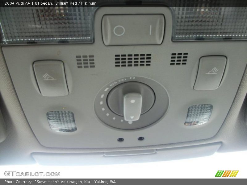 Brilliant Red / Platinum 2004 Audi A4 1.8T Sedan