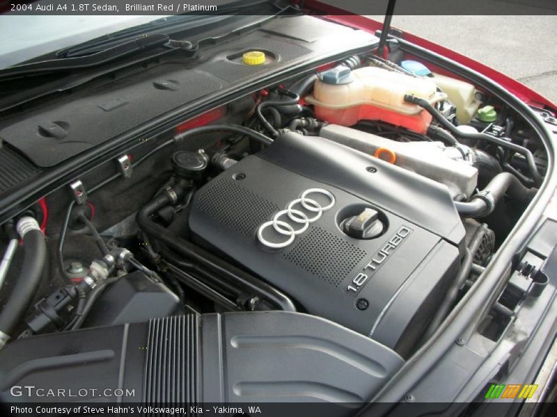  2004 A4 1.8T Sedan Engine - 1.8L Turbocharged DOHC 20V 4 Cylinder