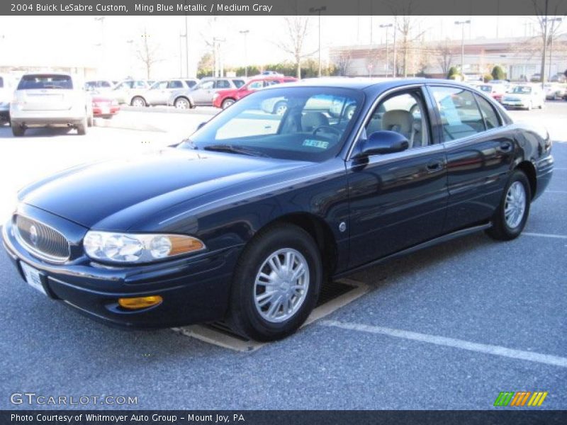 Ming Blue Metallic / Medium Gray 2004 Buick LeSabre Custom